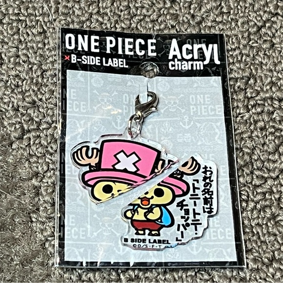 *6 for $10!*BROKEN/CRACKED/DAMAGED* B-Side Label Chopper Acrylic Charm One Piece - Picture 1 of 7
